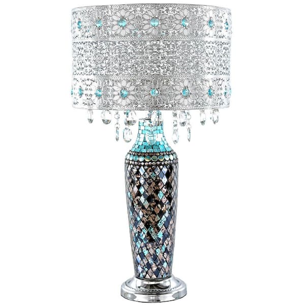 turquoise table lamp base