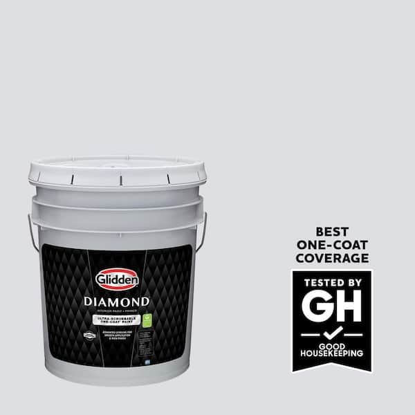Glidden Diamond 5 gal. PPG1043-3 Wayward Winds Ultra-Flat Interior Paint with Primer