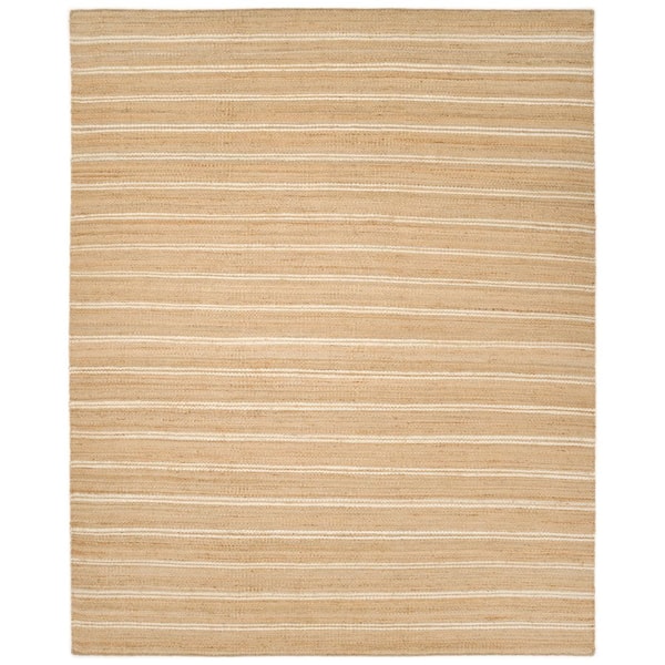 Lilly Brown 3 ft. x 5 ft. Striped Indoor Area Rug
