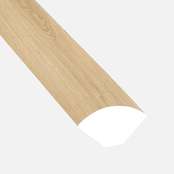 A&A Surfaces Umber Terrace 3/4 in. T x 0.64 in. W x 94 in. L Luxury Vinyl Quarter Round Molding