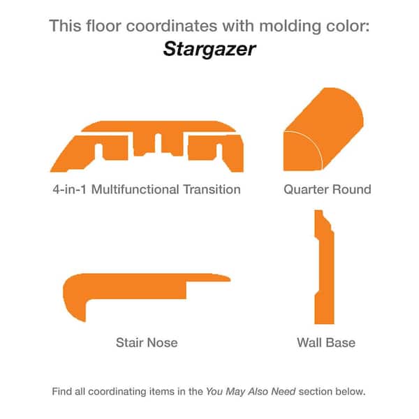 Home Decorators Collection - Rockwater Oak 10mm T X 8 in W Waterproof Laminate Flooring (18.60 sq. ft./case)