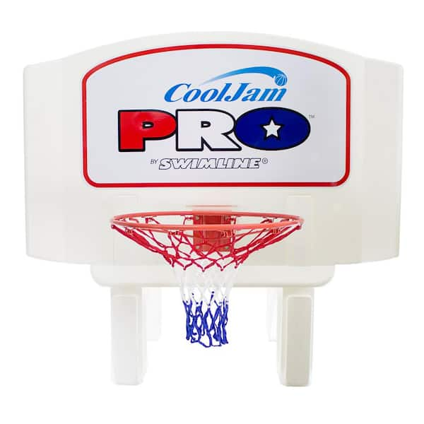 Swimline Super Wide Cool Jam Pro Inground Swimming Pool White Basketball Hoop 9195m Wmt The 