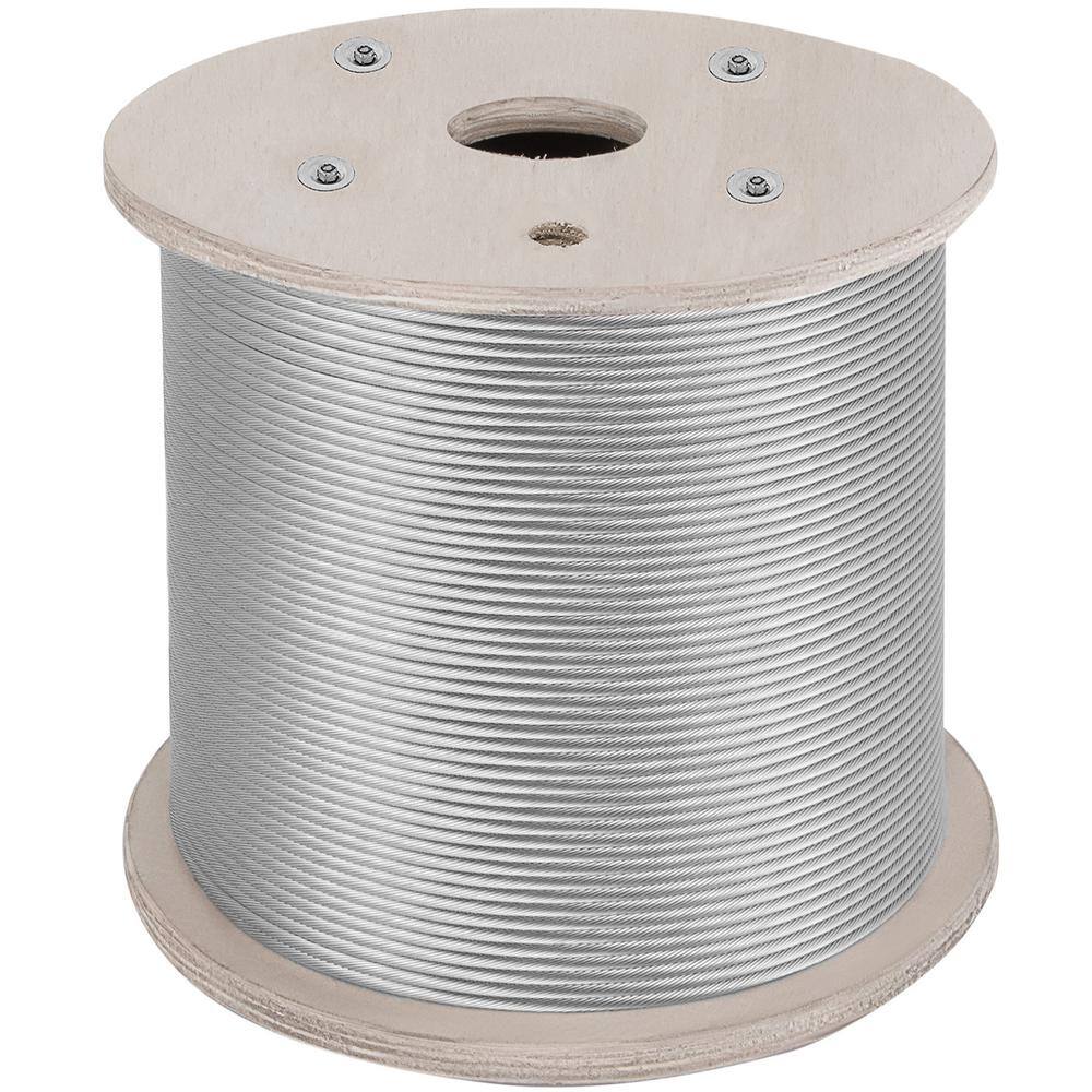 VEVOR 1000 Ft X 1 8 In Cable Railing Kit 2100 Lbs Loading T316 