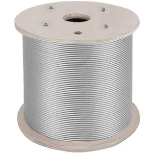 1000 ft. x 1/8 in. Cable Railing Kit 2100 lbs. Loading T316 Stainless Steel Wire Rope with 1x19 Strands for Deck Stair