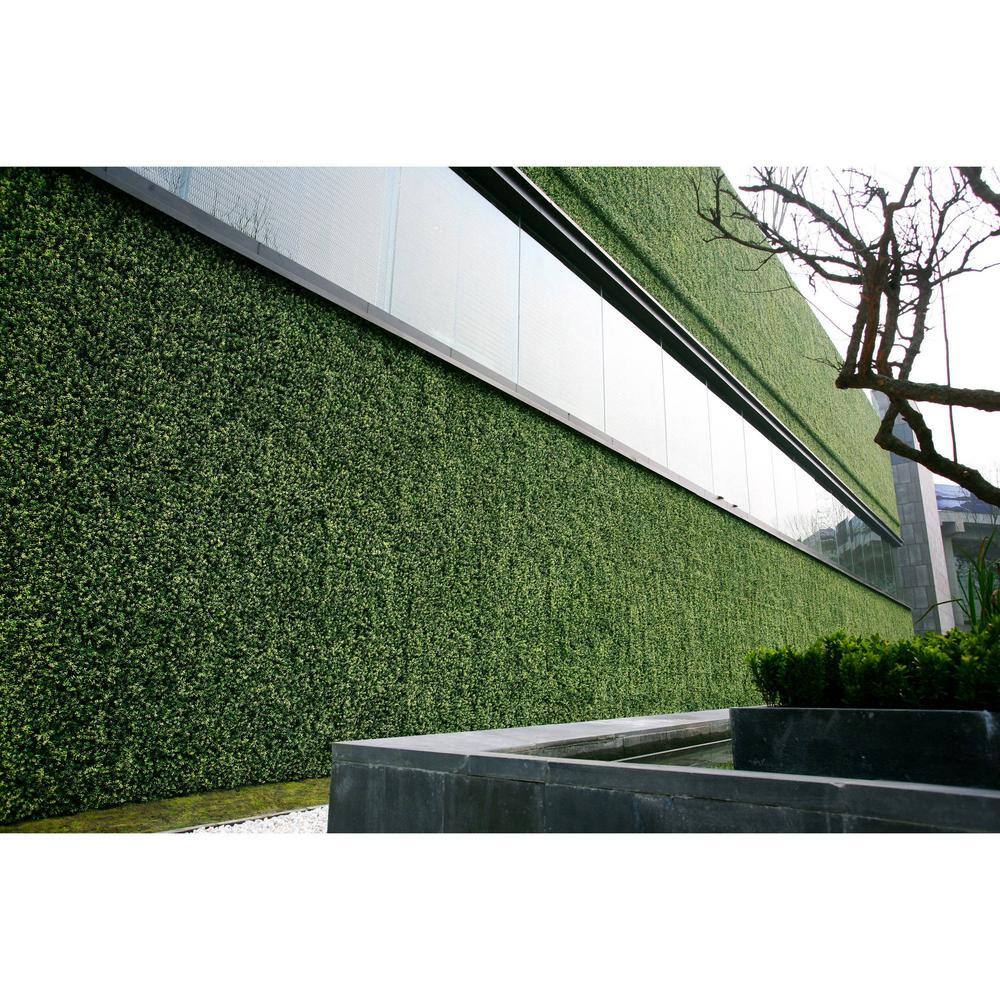 20"x20" Dark Green Artificial Boxwood Hedge Panels for Wall
