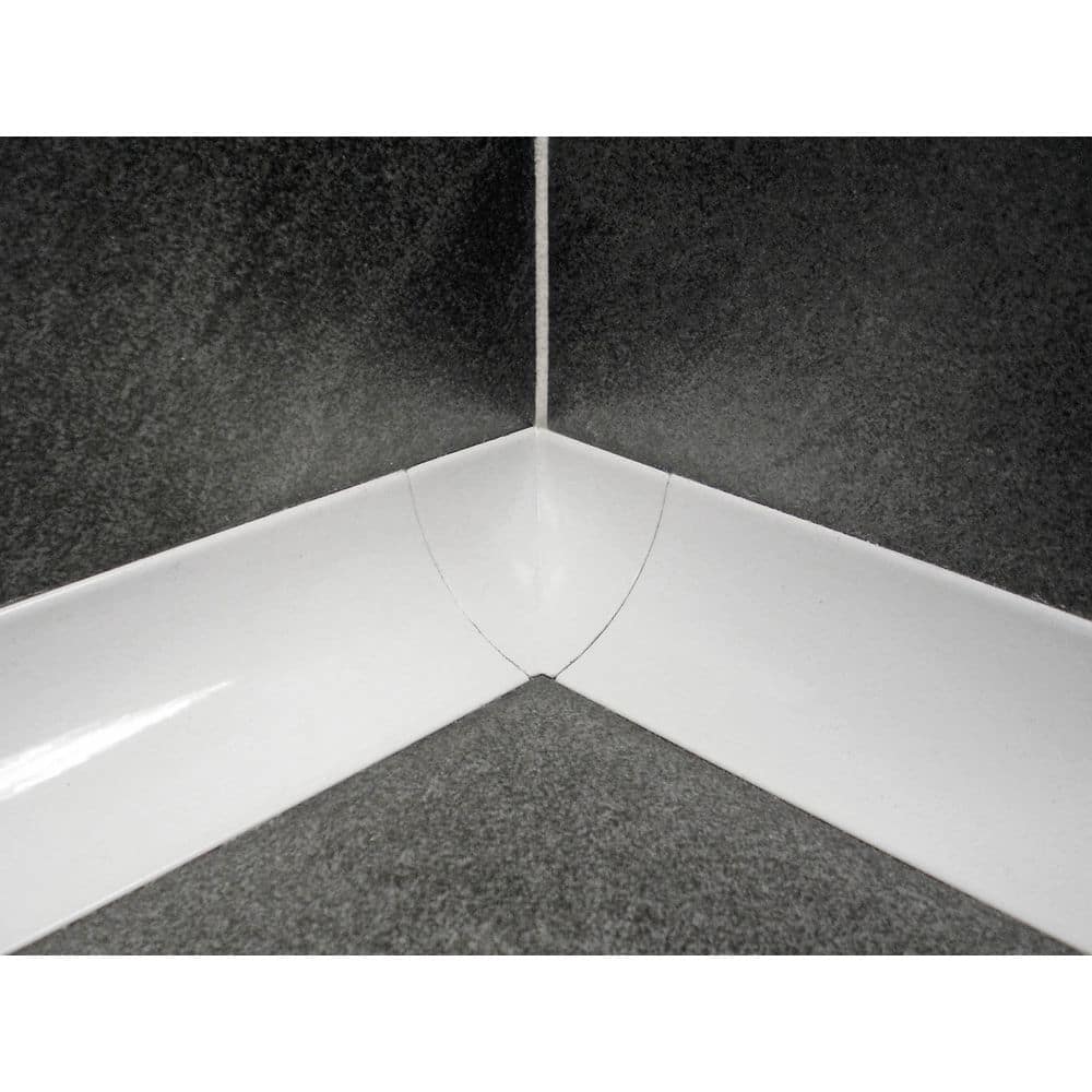 DURACOVE 0 in D x 1.1 in W x 0 in L X 0 in L Concave Int Crnr Alumium Pwdr Ctd White Molding and Transition Trim price history on PriceWatchPro