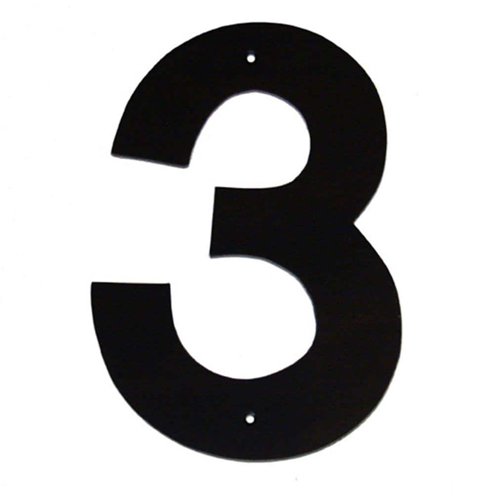 10 in. Helvetica House Number 3 product image for price tracking