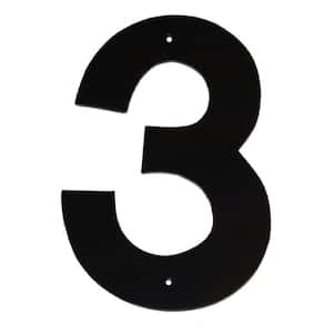 4 in. Helvetica House Number 3