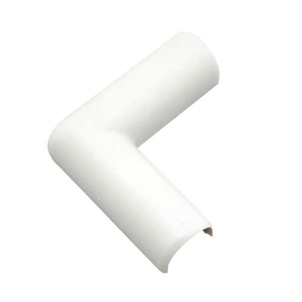 Legrand Wiremold CordMate Cord Cover Flat Elbow, Cord Hider for Home or Office, Holds 1 Cable, White