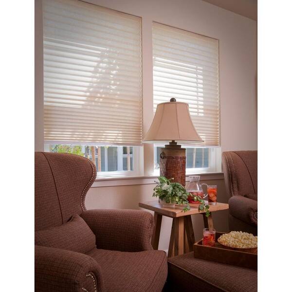 Redi Shade Easy Lift Natural Cordless Light Filtering Pleated Shade - 36 in. W x 64 in. L