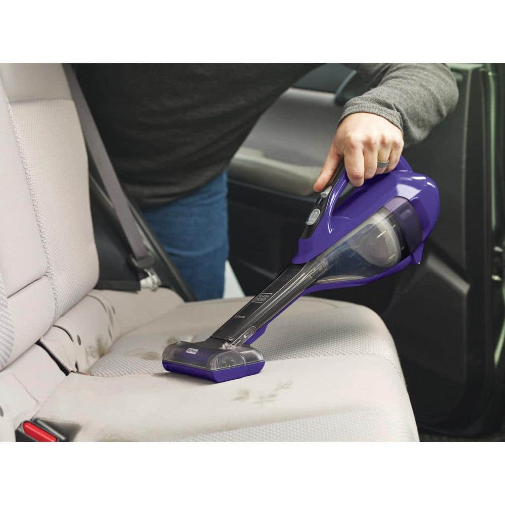 Purple Rechargeable Handheld Bagless Vacuum Cleaner for Pet Hair