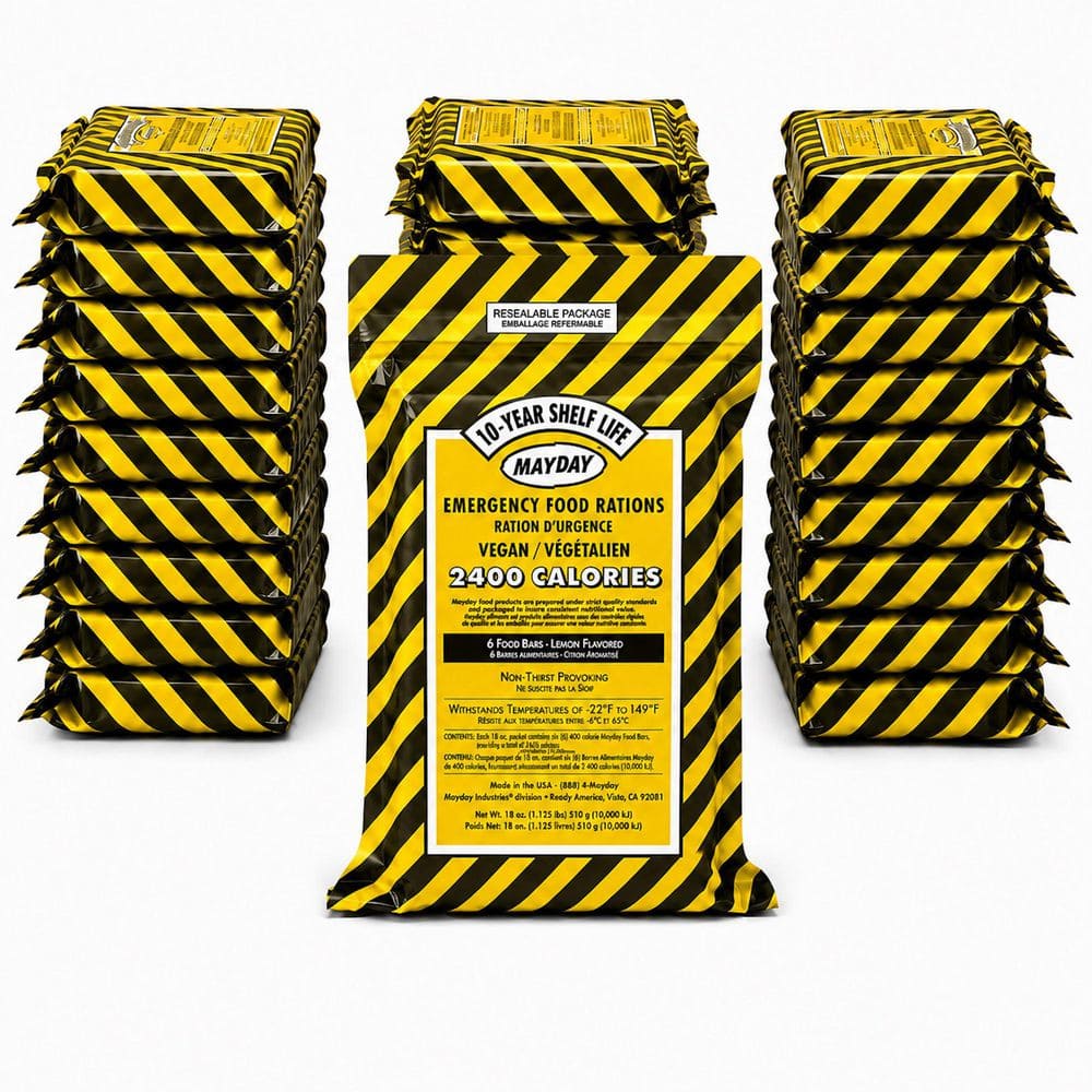 Mayday フードバー 2400 3個 非常食 Mayday Food Bar 2400 Calorie (24-Pack) 73512 - The Home Depot