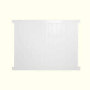 Pembroke 6 ft. H x 6 ft. W White Vinyl Privacy Fence Panel Kit