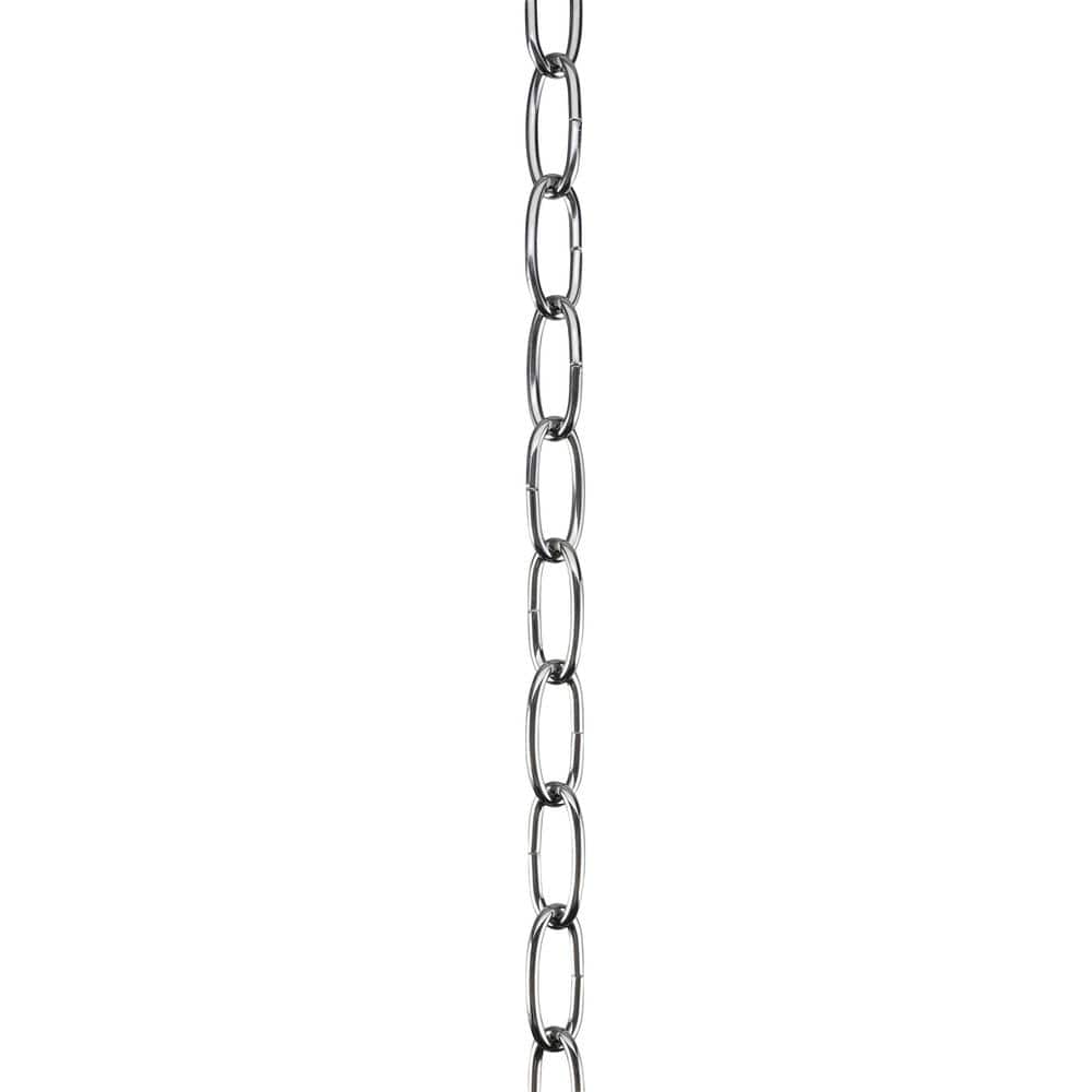 Chrome 10-Foot Heavy Duty Hanging Chain for Outdoor Lighting