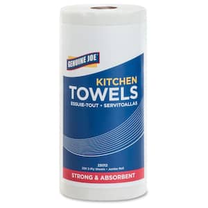 White Perforated Roll Towels 2-Ply (250 Sheet, 12/Carton)