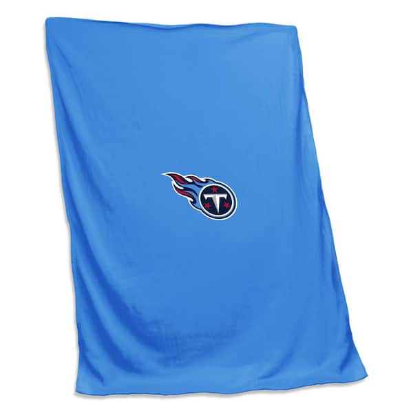 logobrands Tennessee Titans Navy Polyester Sweatshirt Blanket 631-74 - The  Home Depot