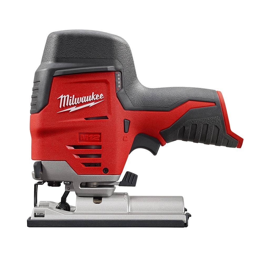 Milwaukee M12 12V Lithium-Ion Cordless Jig Saw (Tool-Only) 2445-20 The  Home Depot