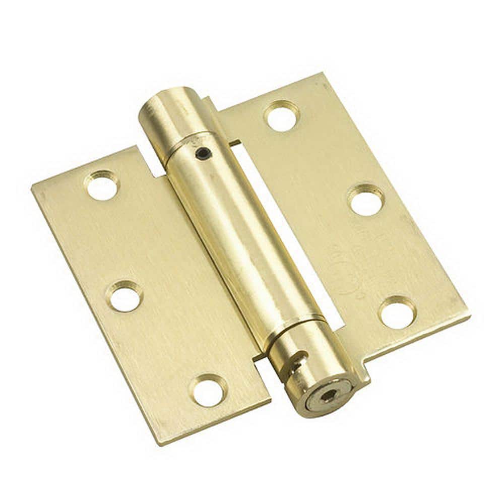 3-1/2 in. x 3-1/2 in. Brass Self Closing Full Mortise Spring Hinge price history on PriceWatchPro
