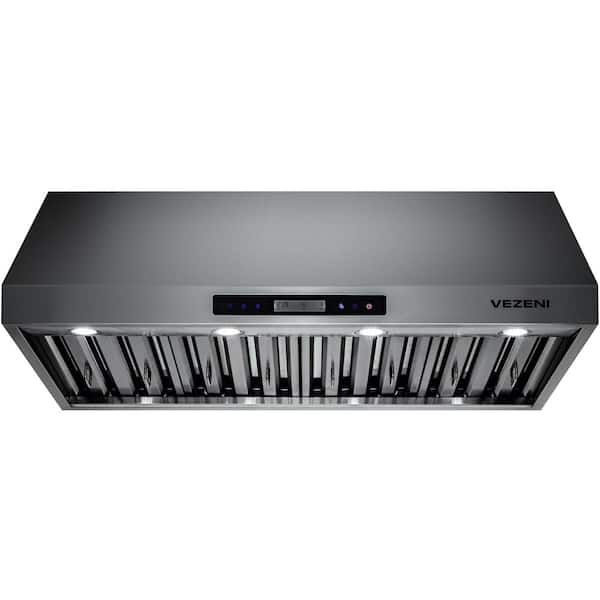 VEZENI Professional 36 in. Wall Mount Range Hood in Stainless