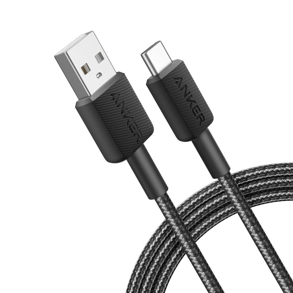 322 USB-A to USB-C Cable, 6 ft. Braided, Black price history on PriceWatchPro