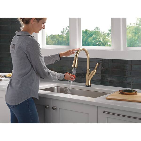 Delta Ophelia Gold Touch2O Touchless Champagne Bronze 16.25 in