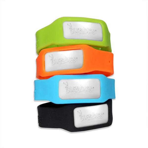 PIC Bugables Citronella Wristband with three 72-hours Cartridges per Band Case (Total: 12 Assorted Colored Bands)
