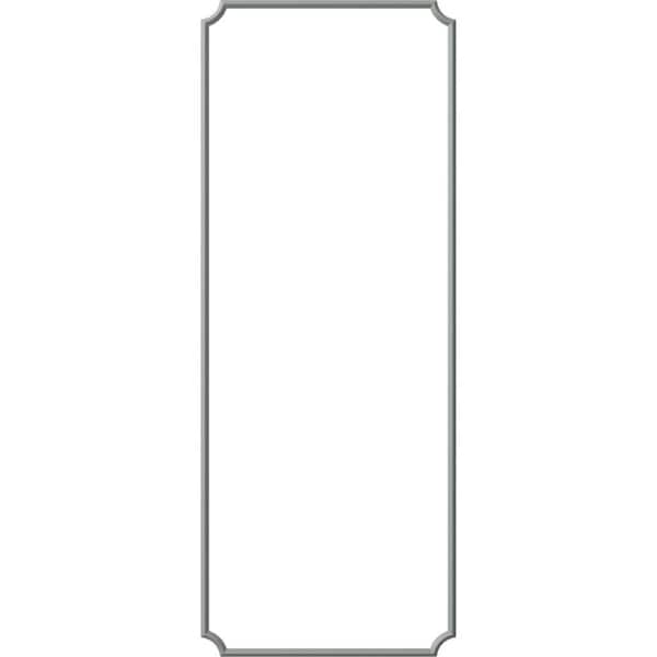 Ekena Millwork 28 in. W x 72 in. H Unfinished Polyurethane Large Classic Panel Moulding Kit (Single Panel)
