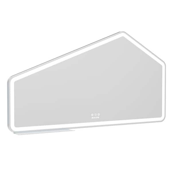 Anky 52 in. W x 28 in. H Novelty/Specialty Framed LED Wall Mounted Bathroom Vanity Mirror