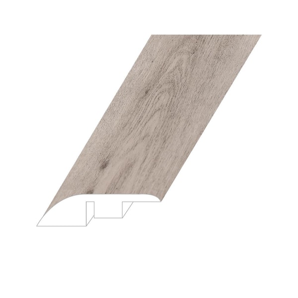 Montserrat Invicta Novel Taupe 0.6 in. Thick x 1.8 in. Wide x 94.5 in. Length Vinyl Reducer Molding