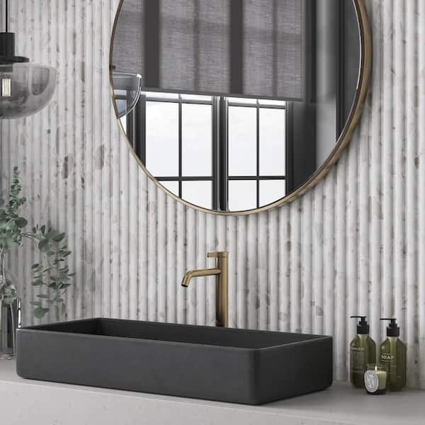 Marbilia Fluted Terrazo White 16 in. x 47 in. Porcelain Wall Tile (15.66 sq. ft. /Case)
