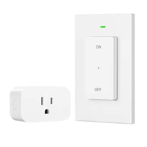Wireless Light Switch, Remote Control Outlet Wall Mounted Light Switch