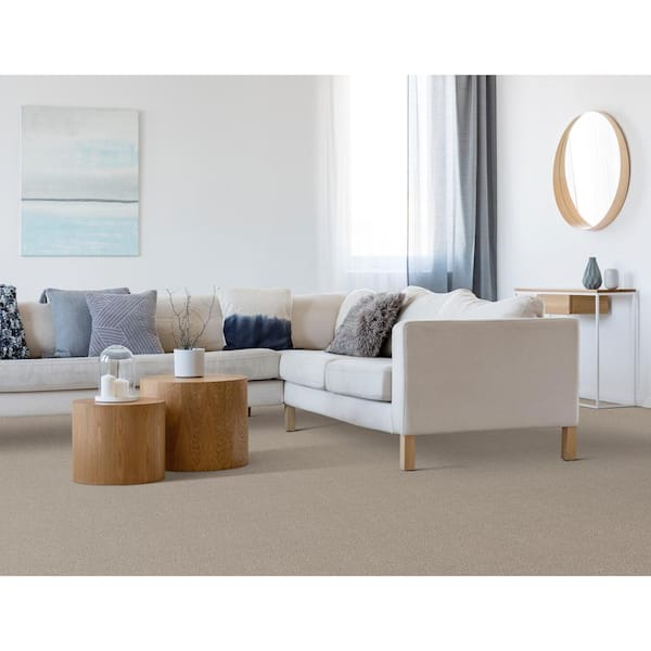 Sweet Dreams I - Assurance - Gray 48 oz. SD Polyester Texture Installed Carpet