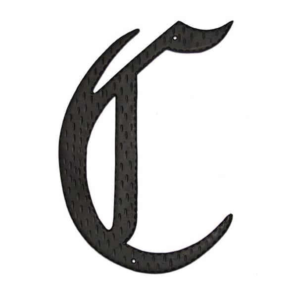 Montague Metal Products 16 in. Home Accent Monogram C