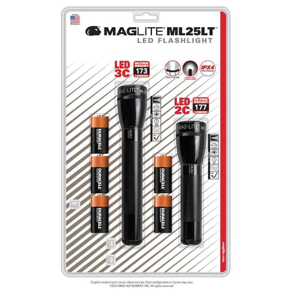 Maglite - 2C-3C LED Flashlight Lite Pack