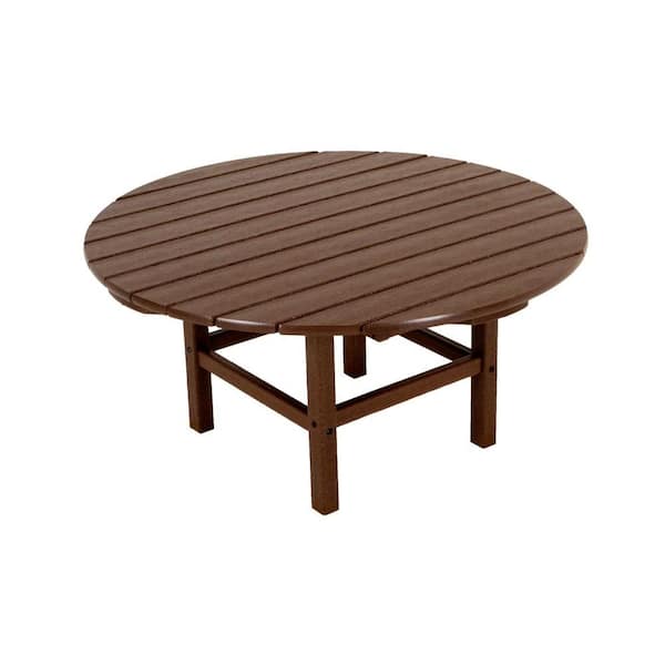 Round Patio Conversation Table Rct38ma, Mahogany Outdoor Patio Furniture