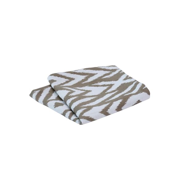Astella Pacifica 18 in. x 18 in. Fire Island Hemp Square Outdoor Throw Pillow Cover