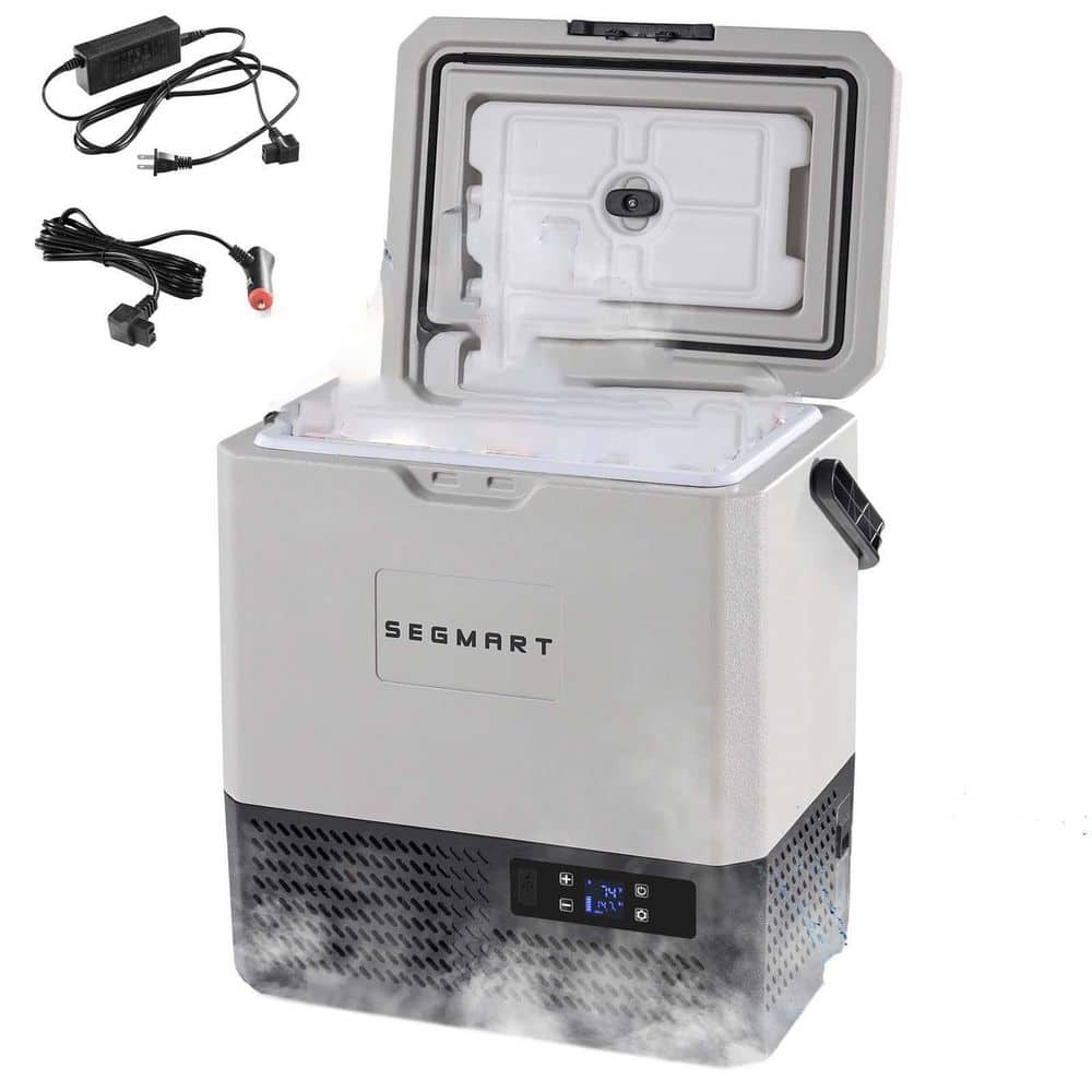 12 qt. Food and Beverage Cooler Car Fridge Outdoor Refrigerator