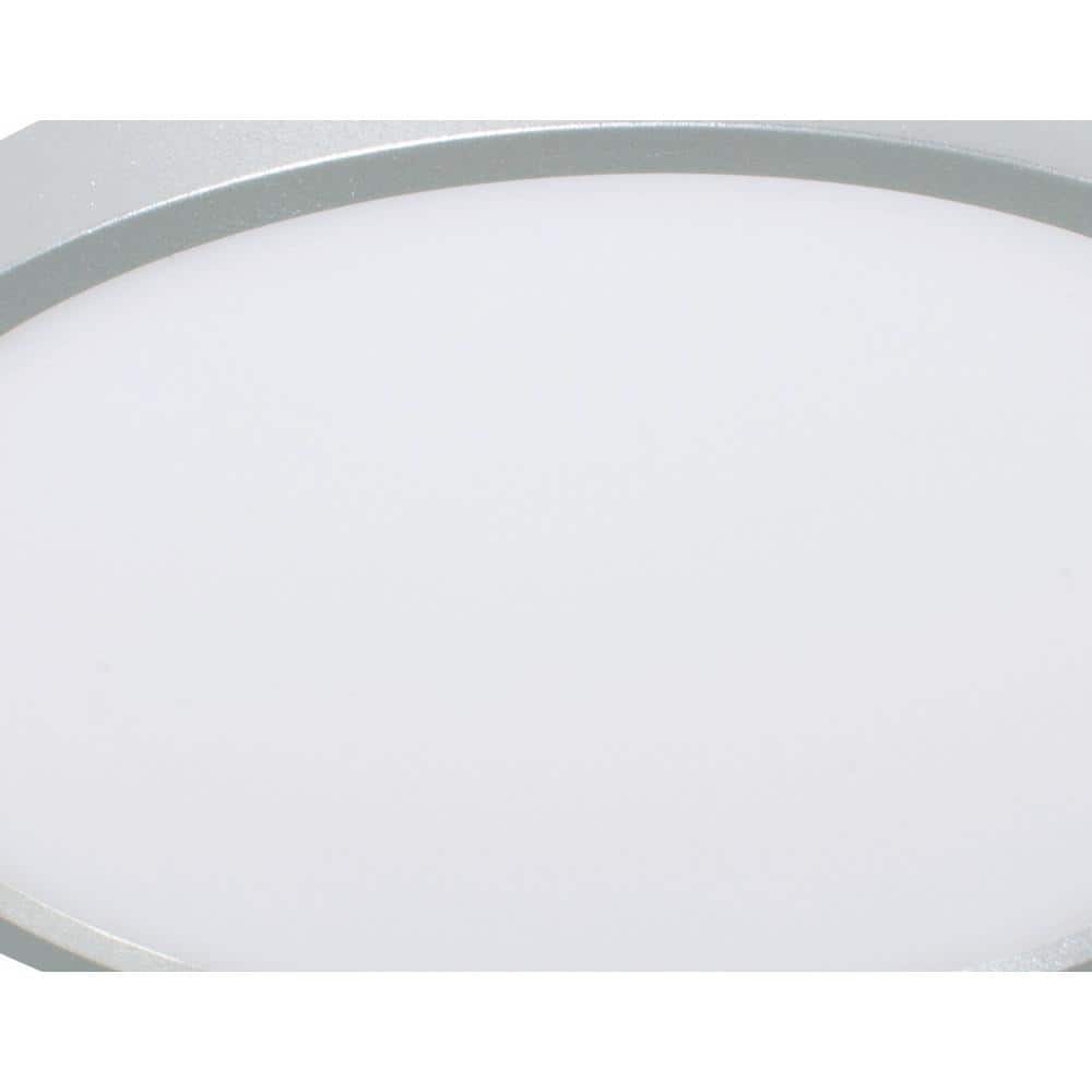 12" Satin Nickel LED Flush Mount Ceiling Light
