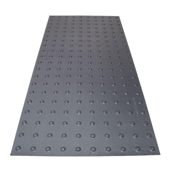 Safety Step TD PowerBond 48 in. x 2 ft. Dark Gray ADA Warning Detectable Tile (Peel and Stick)