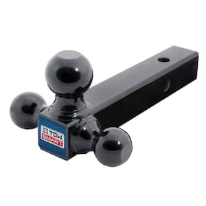 Mounting Hardware Included 3-5 3/16'' Thick and Heavy Duty Steel Lawn Trailer Hitch Mount Universal Zero Turn Mower Trailer Hitch 