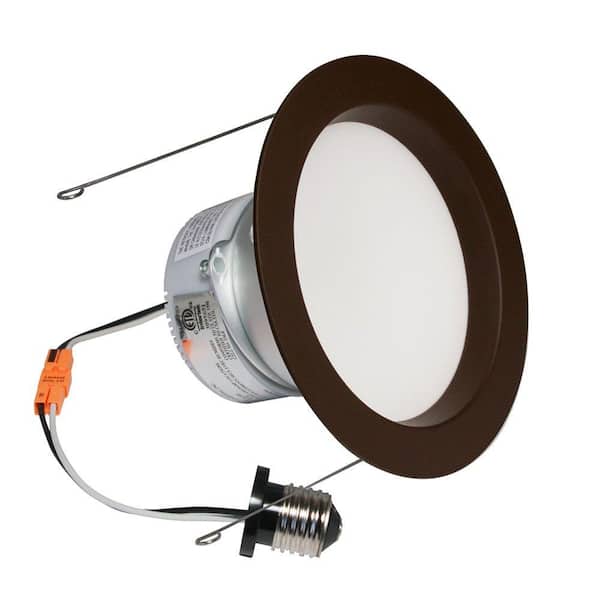 Irradiant 6 in. Dark Bronze Dimmable LED Recessed Downlight