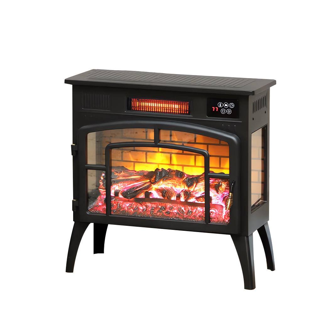 22.8 in. 5000 BTU Freestanding Electric Fireplace Stove Coverage 1000 sq. f