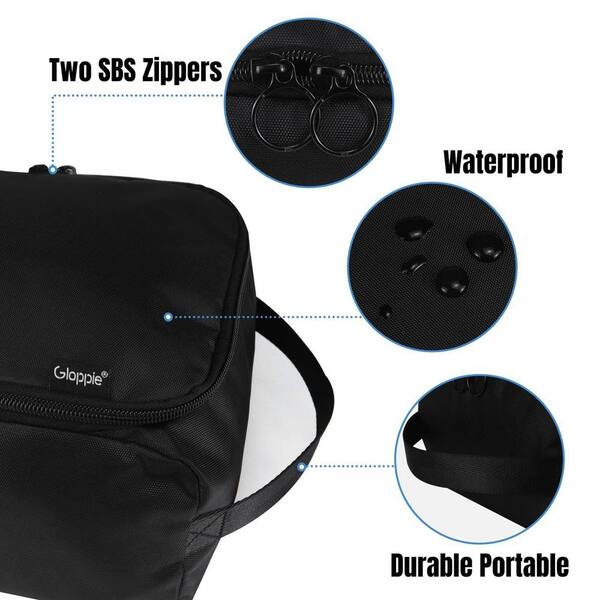 Numhew Waterproof Shoe Bag with Full Opening and SBS Zipper