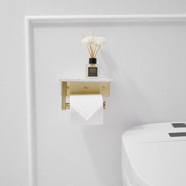 Extensions Wall Mount Toilet Paper Holder with Storage Box Bath Hardware  Accessory in Brushed Nickel