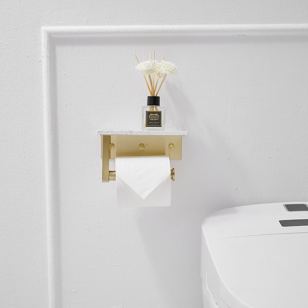 Crystal Gold Chrome Bathroom Toilet Paper Holder Wall Mount Tissue