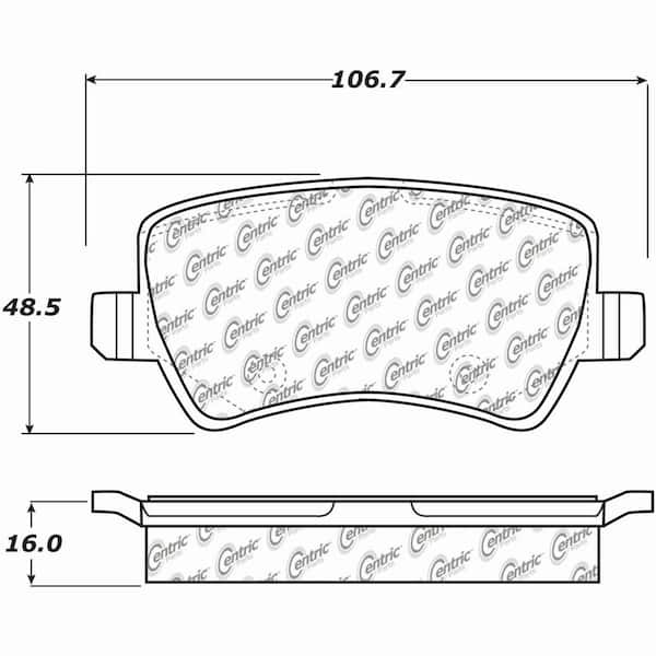 Centric Parts Disc Brake Pad Set