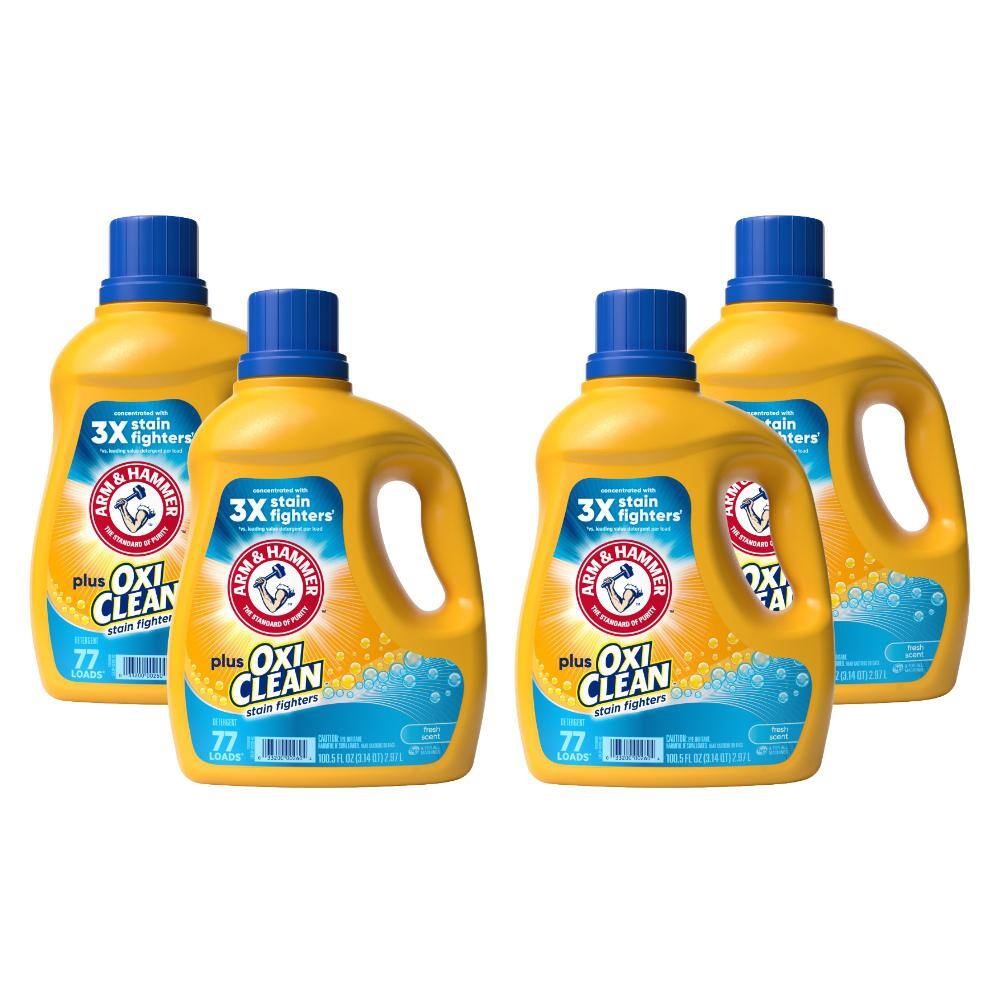 ARM & HAMMER 100.5 oz. Fresh Scent Plus OxiClean Liquid Laundry
