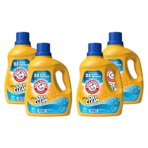 100.5 oz. Fresh Scent Plus OxiClean Liquid Laundry Detergent (77 Loads), (4-Pack)