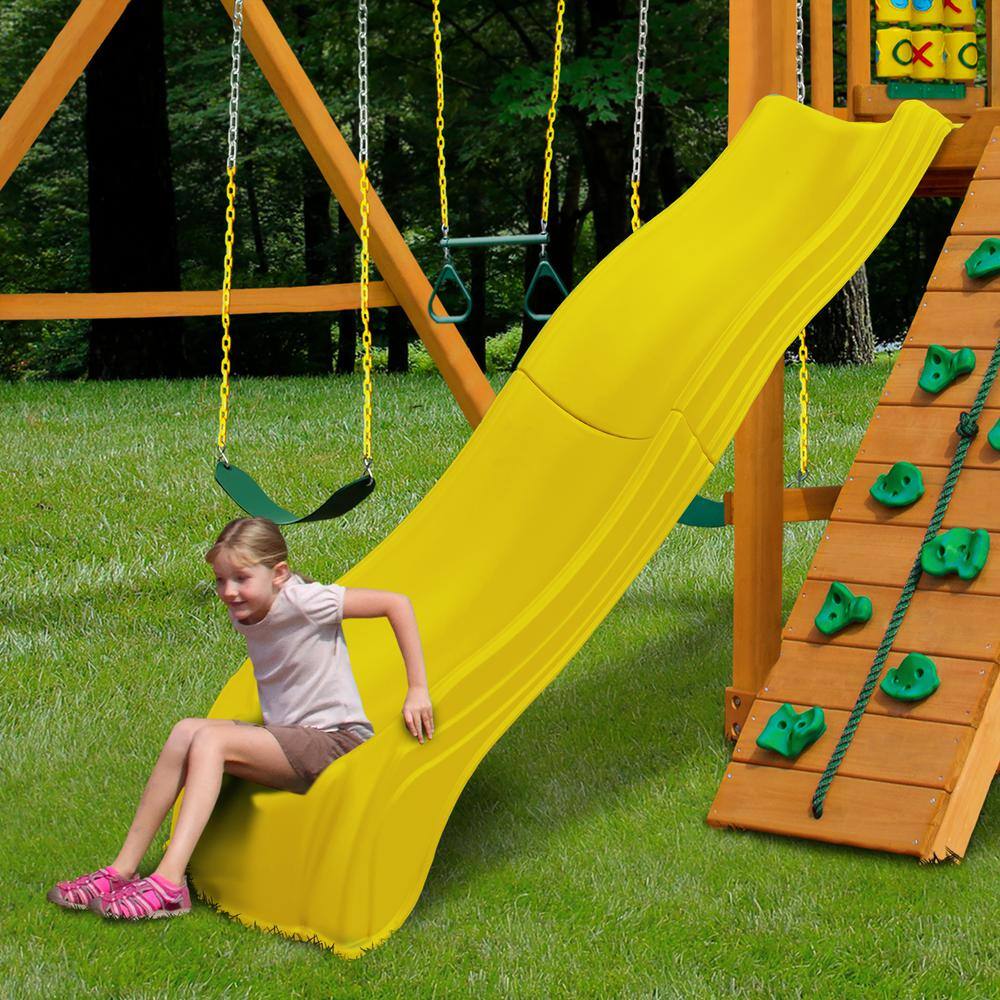 Yellow Plastic Olympus Wave Slide for 5' Decks