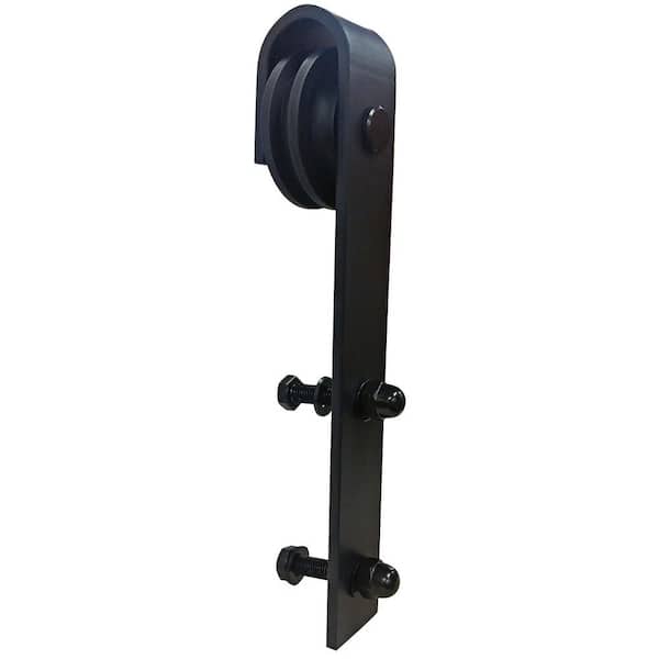 High & Mighty Interior Barn Door Set Side Mount Black